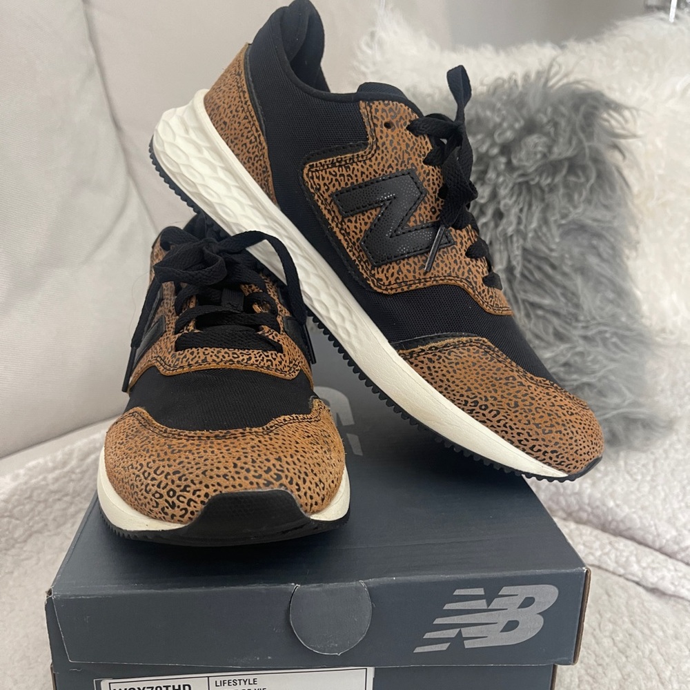 New balance cheetah print shoes